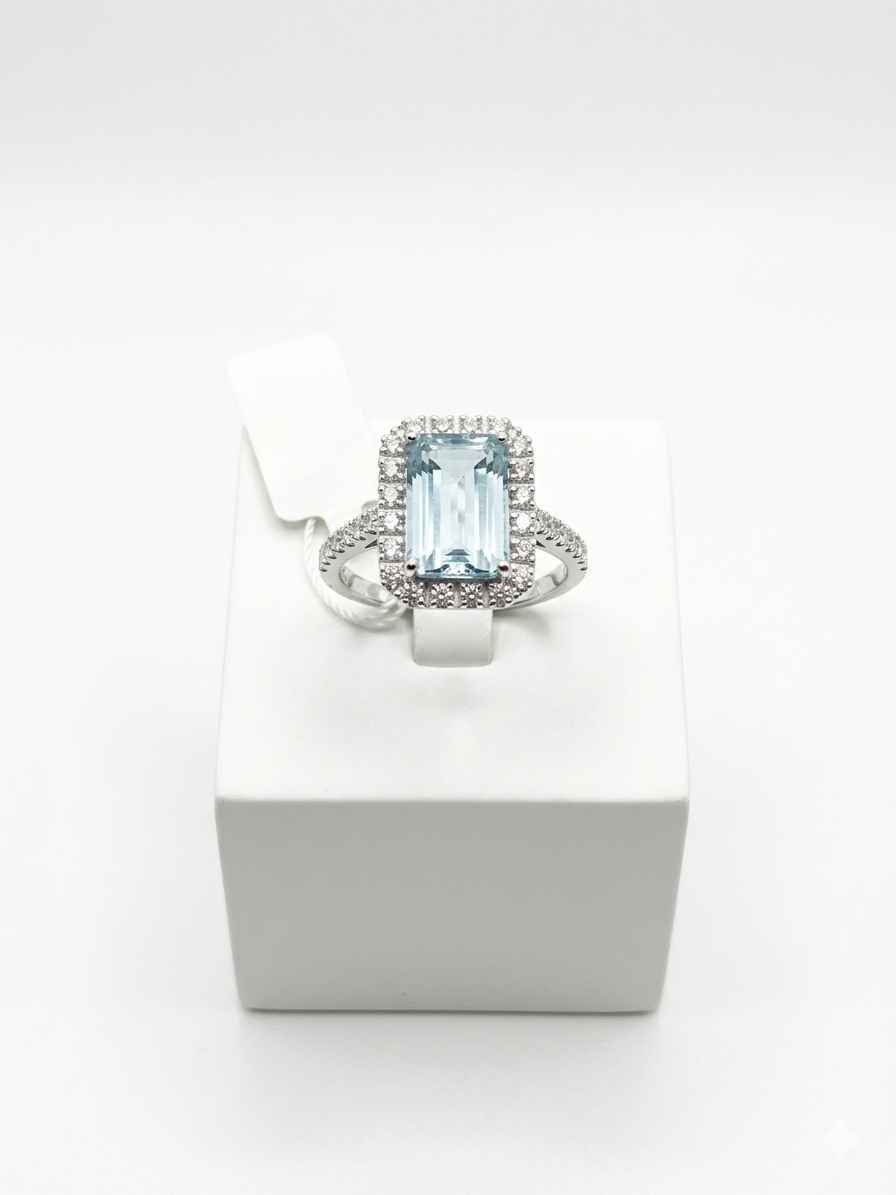 Anello acquamarina Mirco Visconti